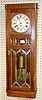 1 Wt. Antique Vienna Regulator Wall Clock