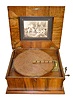 Antique Polyphon Disc Music Box w/Records