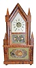 Birge & Fuller Wagon Spring Double Steeple Clock