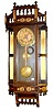 Reflector Mirror Side Wall Clock