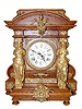 Ansonia Oak ÓSenatorÒ Figural Shelf Clock