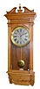 Waterbury No. 17 Oak Wall Clock