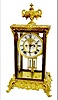 Ornate Ansonia Crystal Regulator Clock