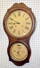 Ithaca Double Dial Calendar Clock