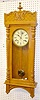 Oak 30 Day Carved Wall Clock