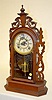 George B. Owen Ornate Carved Parlor Clock