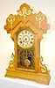 Seth Thomas Metal Series No. 1114 Oak Case Clock