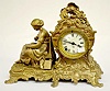 Ansonia ÓVassarÒ Antique Statue Clock.
