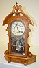 Waterbury ÒHeclaÓ Walnut Shelf Clock