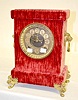 Ansonia Plush Florentine Series Shelf Clock