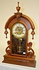 George B. Owens Lion Head Parlor Clock