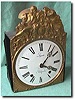 French Morbier Clock